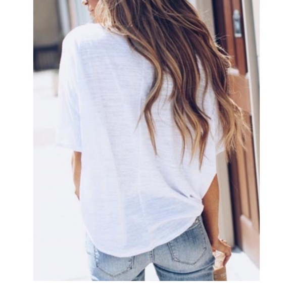 Tie-up star print top - Picture 2 of 4